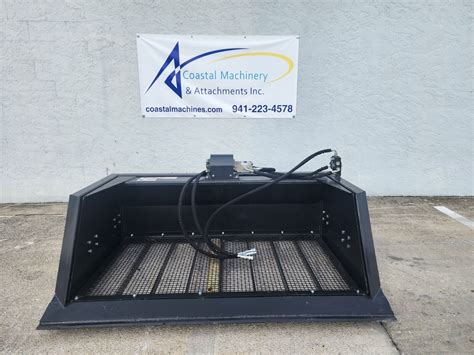 sand sifter for a skid steer|skid steer screener attachment.